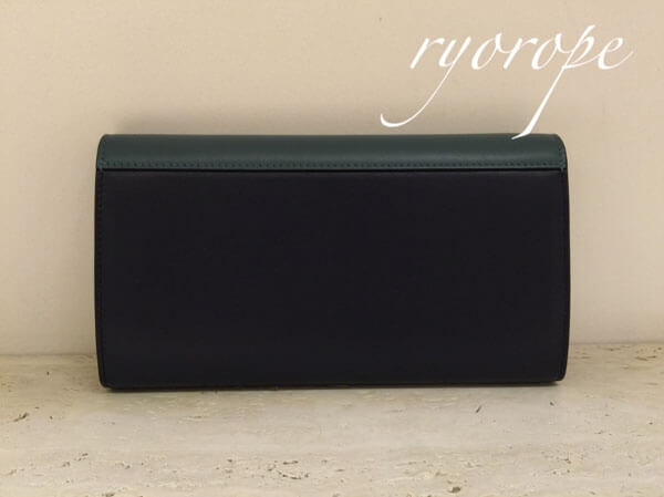 2017SS NEW セリーヌ POCKET TRIFOLDED セリーヌ コピー 財布 105853AD4 Green Smoke